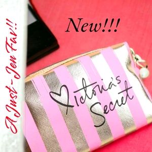 VS Pink and Gold Cosmetic Bag!! Gorgeous!!